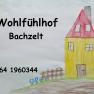 Logo Wohlfühlhof Bachzelt, © Martina Bachzelt Logo Wohlfühlhof Bachzelt, © Martina Bachzelt