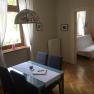 Frühstücksplatz in der ehemaligen Bahnwärterwohnung, © M. Schorn Frühstücksplatz in der ehemaligen Bahnwärterwohnung, © M. Schorn