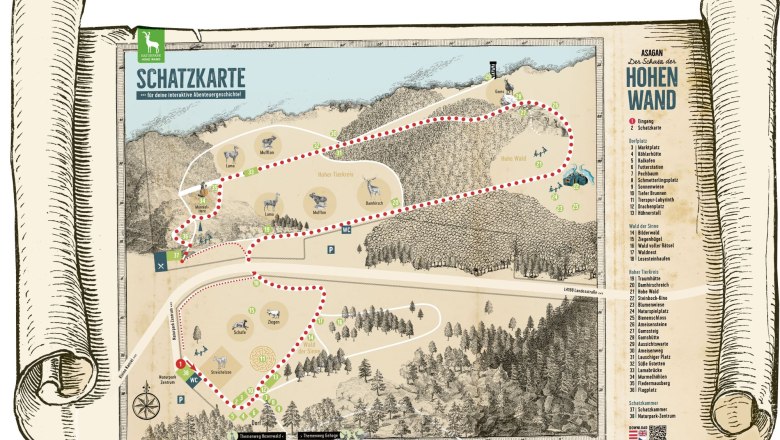 treasure_map_web, © Naturpark Hohe Wand treasure_map_web, © Naturpark Hohe Wand
