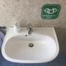 Washing facilities in the toilet of the 100-year-old baggage car, © M. Schorn Washing facilities in the toilet of the 100-year-old baggage car, © M. Schorn