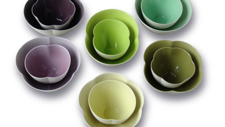 Flower bowls "Forest colors", © Martina Zwölfer Flower bowls "Forest colors", © Martina Zwölfer