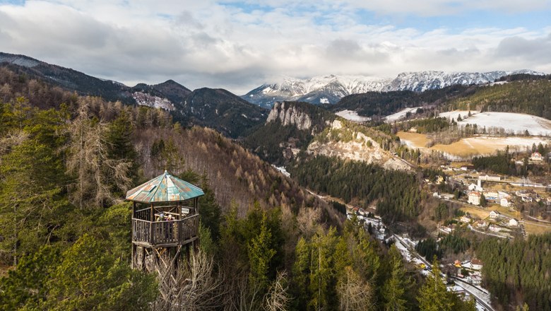 Double rider lookout, © Wiener Alpen - Fueloep Double rider lookout, © Wiener Alpen - Fueloep