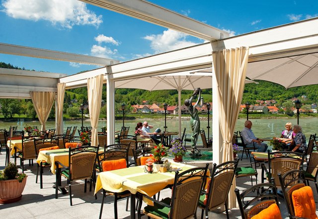 Restaurant terrace, © Residenz Wachau Restaurant terrace, © Residenz Wachau
