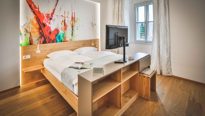 Hotel Schloss Haindorf, double room, © Schloss Haindorf, Kral Wachsmann Verlag Hotel Schloss Haindorf, double room, © Schloss Haindorf, Kral Wachsmann Verlag