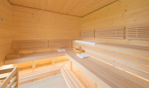 Sauna in the wellness pavilion, © Elisabeth Samek Sauna in the wellness pavilion, © Elisabeth Samek