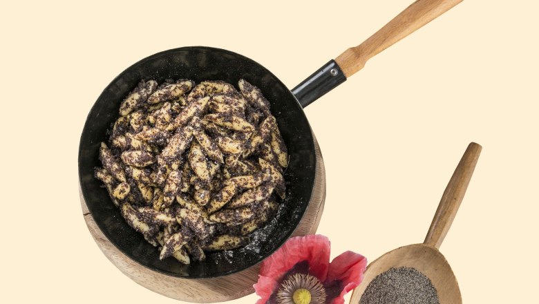 Poppy seed pan, © Mohndorf Armschlag Poppy seed pan, © Mohndorf Armschlag