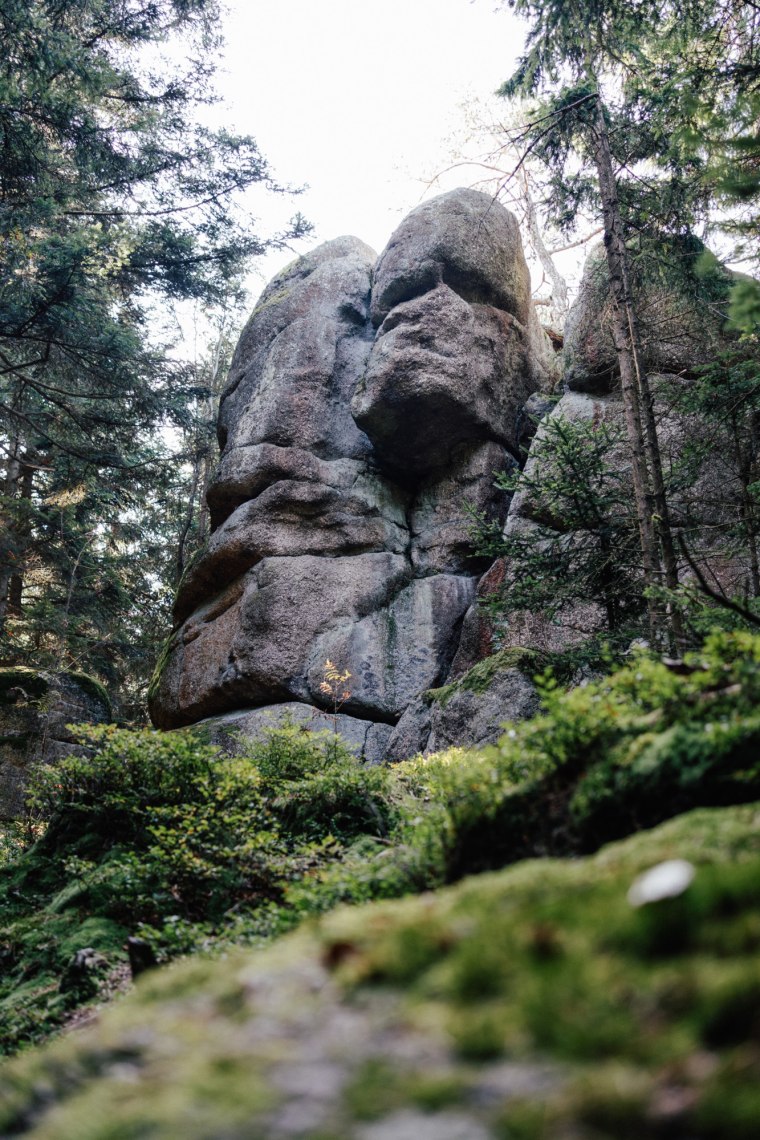 Kamenný útvar připomíná lebku., © Melanie Kerzendorfer Kamenný útvar připomíná lebku., © Melanie Kerzendorfer