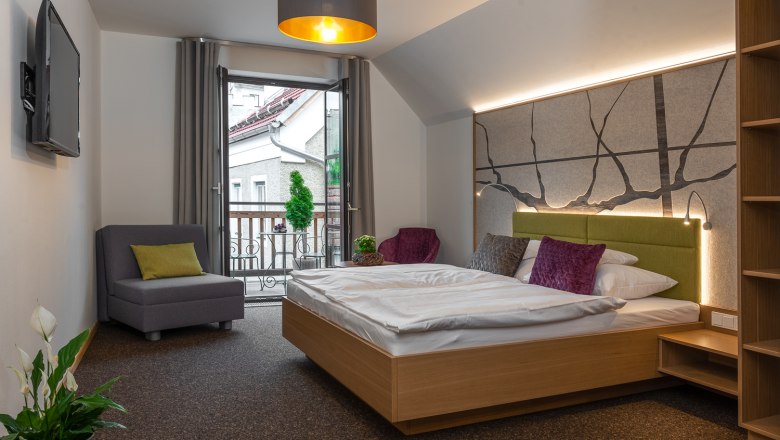 Room with balcony, © Benno Bertl Room with balcony, © Benno Bertl