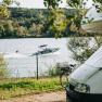Stellplatz mit Donau-Ausblick, © Marbach Camping Stellplatz mit Donau-Ausblick, © Marbach Camping