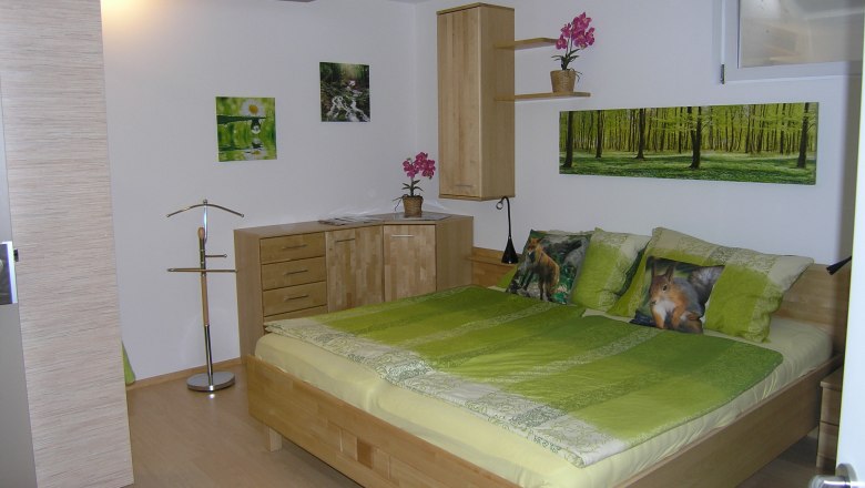 Schlafzimmer Appartement, © C Appartement Wistrcil Stellfeld, Martina Stellfeld