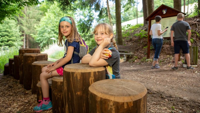 Motor skills stations along the witches' trail, © DEV Bromberg, Korntheuer