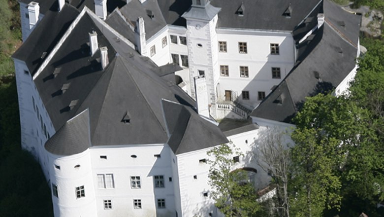 Aerial view of Europaschloss Leiben, © Marktgemeinde Leiben