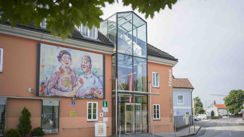 Oskar Kokoschka house with open-air painting, © Robert Herbst