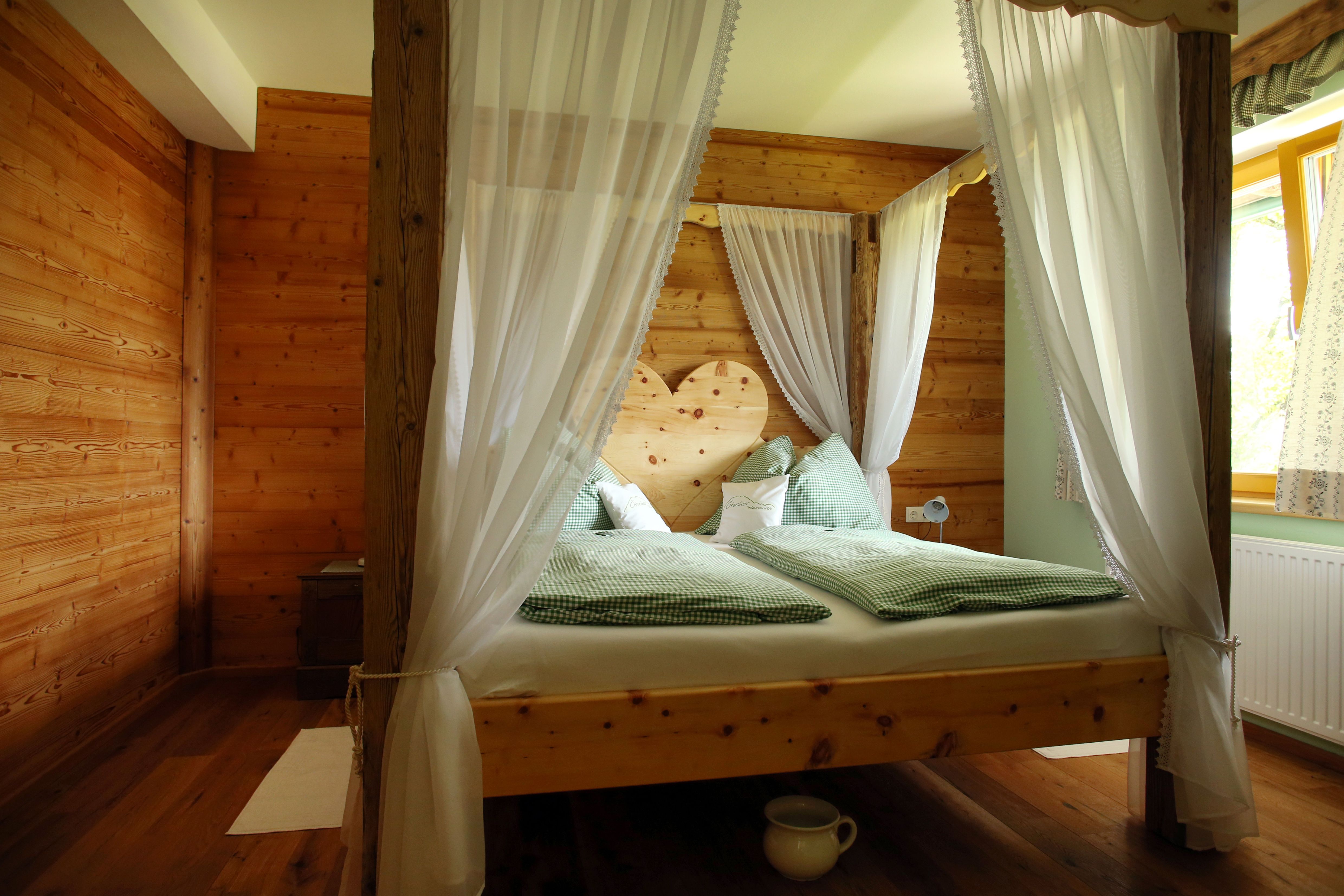 Romantický pokoj Ötscher v hotelu Höchbauernhof