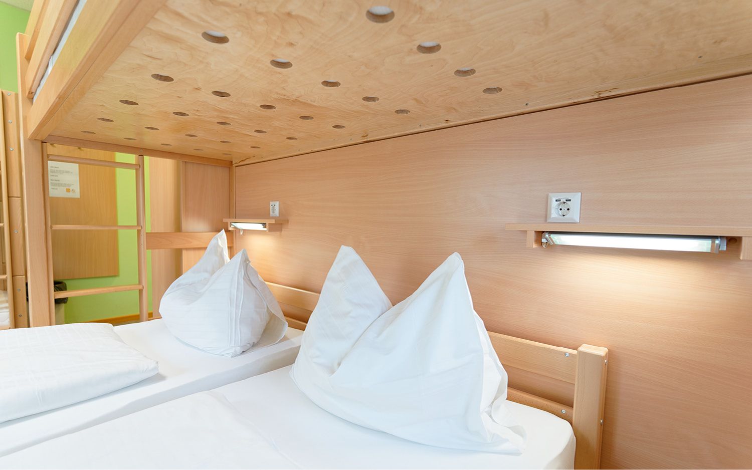 Příklady pokojů Krems Youth Hostel