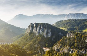 Výhled &quot;20-Schilling-Blick&quot; na Semmeringu, © Niederösterreich-Werbung/ M. Liebert