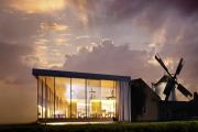 Vinný šenk u větrného mlýna Bergmann v Retzu, © Architekturbüro Spitzbart/A. Schleissig