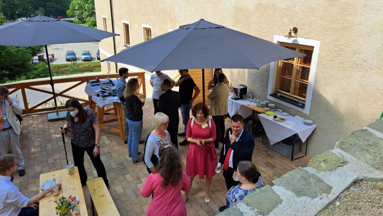 Ideal for coffee breaks: terrace, © Mariazell im Wienerwald