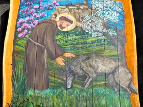 Der Wolf von Gubbio / Sch&ouml;pfungsweg, &copy; Unknown