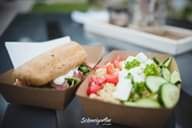 Quinový salát s jelením játrovým dortem, © Schanigarten by Bar Mephisto