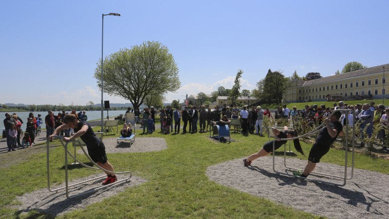 Opening ceremony for the Ybbs exercise park, © Stadtgemeinde Ybbs an der Donau