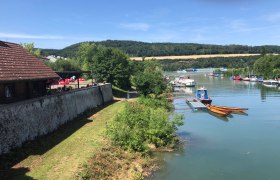 The Hafenwirt at the mouth of the Erlauf in Pöchlarn, © Donau NÖ Tourismus GmbH