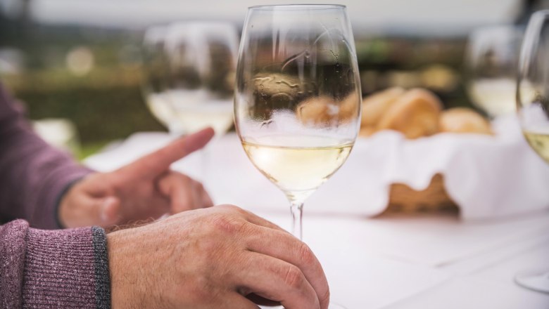 Požitek z v&iacute;na v heurigeru, &copy; Daniela Matejschek