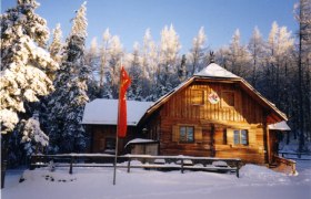 Gföhlberghütte in winter, © Gföhlberghütte