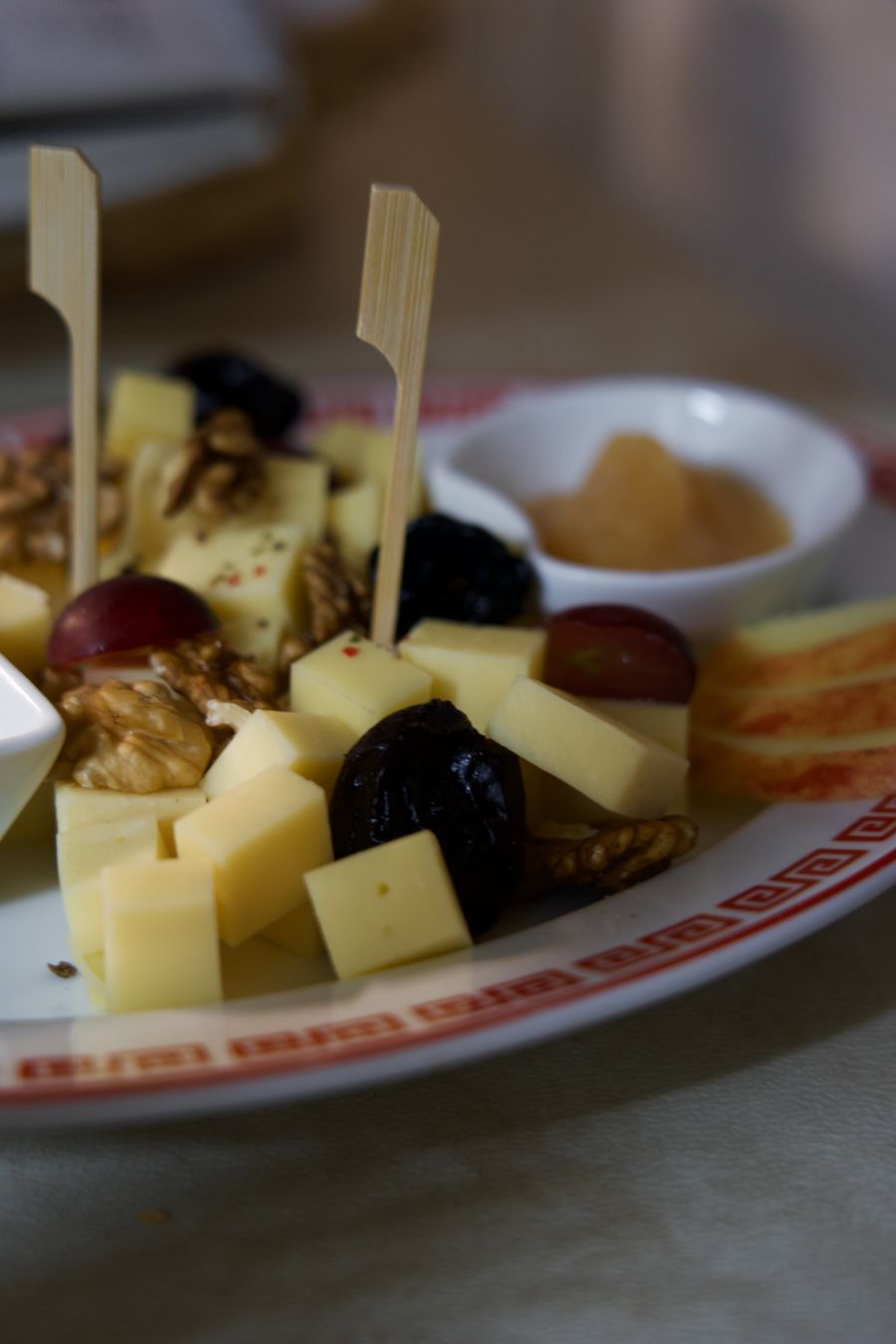 Detail svačiny Heurigen.