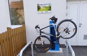 Bicycle rest area & service station, © Gemeinde Meiseldorf