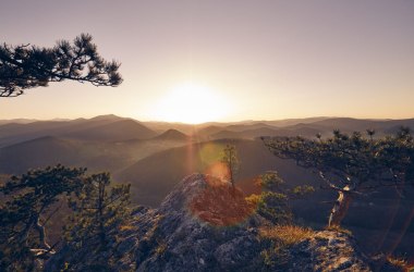 Jaro je tak krásné ve Vídeňském lese: na Peilsteinu., © Niederösterreich Werbung/Andreas Hofer