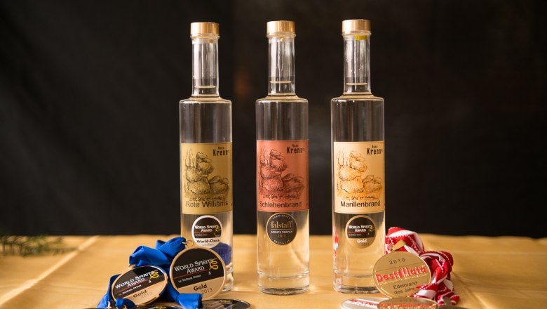 Fine brandies, © Wirtshausbrennerei Krenn