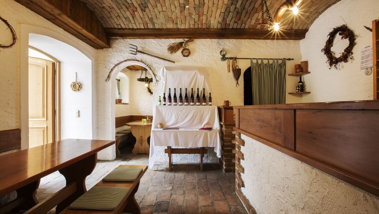 Vin&aacute;rna uvnitř vinařstv&iacute; Donabaum Helmut, &copy; Monika Loeff