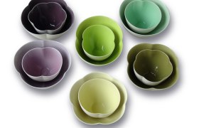 Flower bowls "Forest colors", © Martina Zwölfer