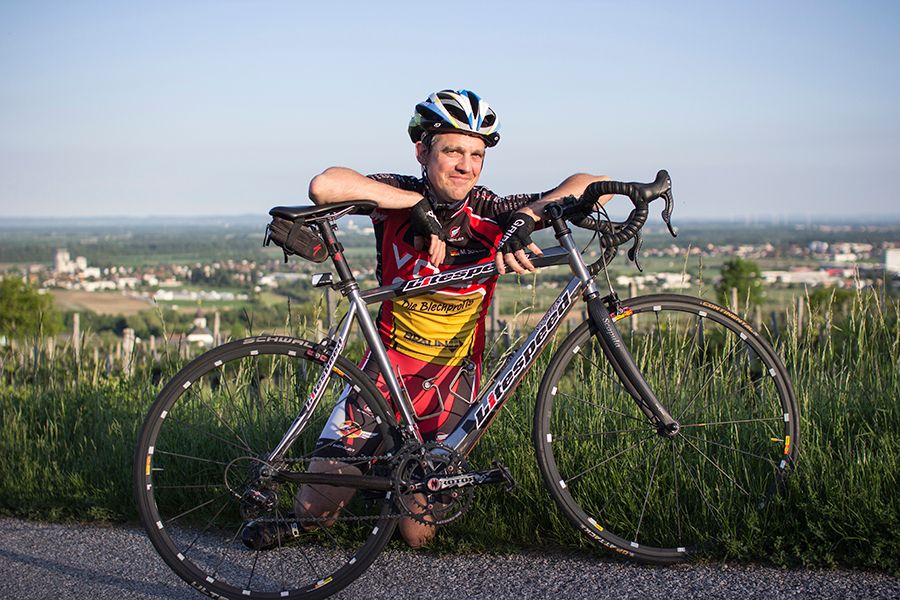 Nadšený cyklista: šéfkuchař Martin Schotte