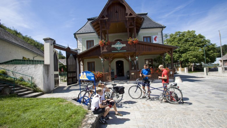 Pauza na cyklostezce Triesting-Gölsental, © Leo Himsl