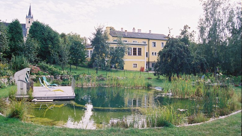 Swimming biotope in the large natural garden, © Ludwig Schneider