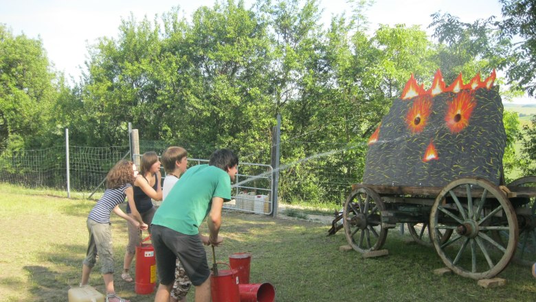 Feuerlöschen, © Alpaka Freizeitpark
