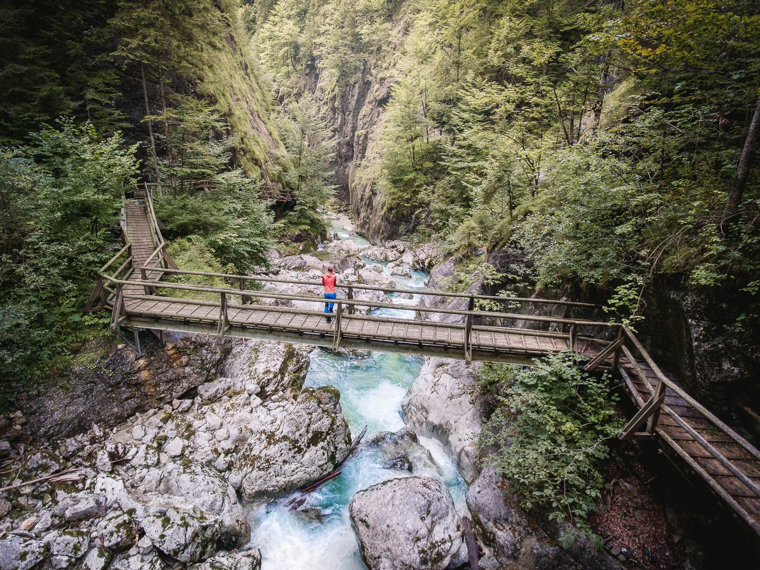 Soutěska Nothklamm v Geodorf Gams