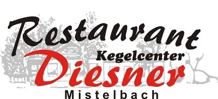 Logo restaurace a bowlingového centra Diesner v Mistelbachu.