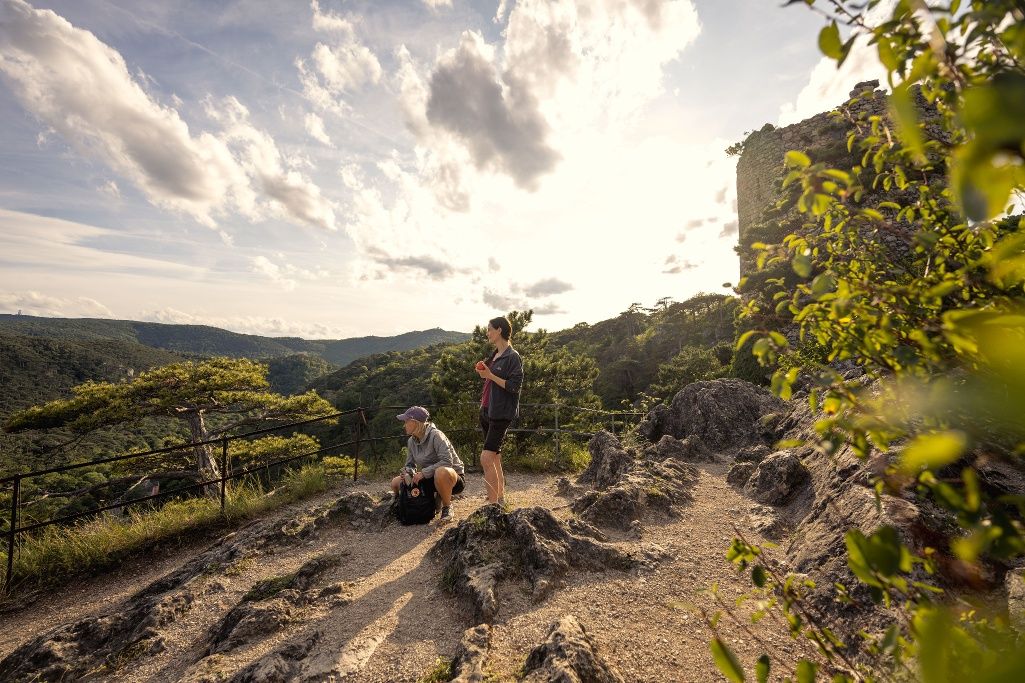 Pěší turistika ve Vídeňském lese