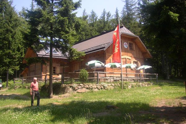 Gföhlberghütte v létě