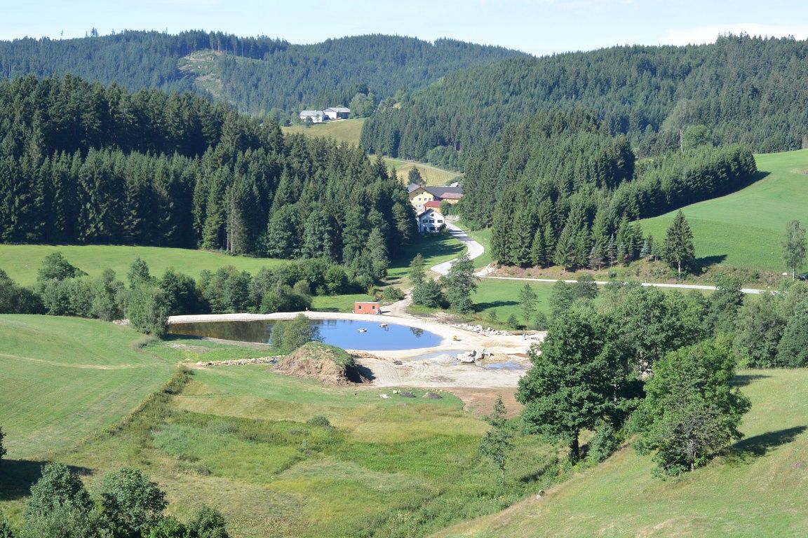 Pohled na okružní mlýnskou stezku