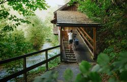Radfahren am Piestingtalradweg in der Region Schneebergland