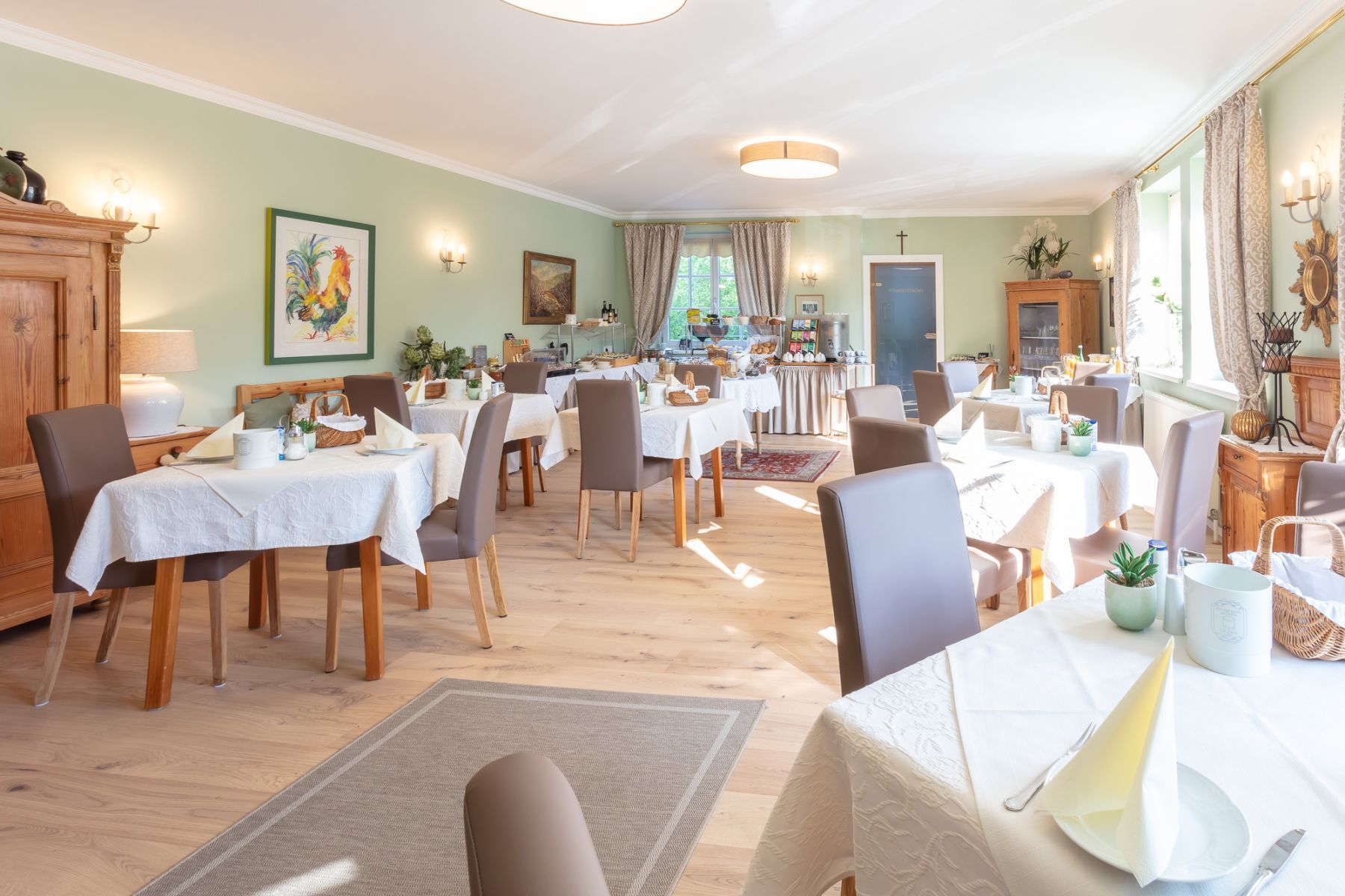 Snídaňová místnost Hotel Garni Donauhof