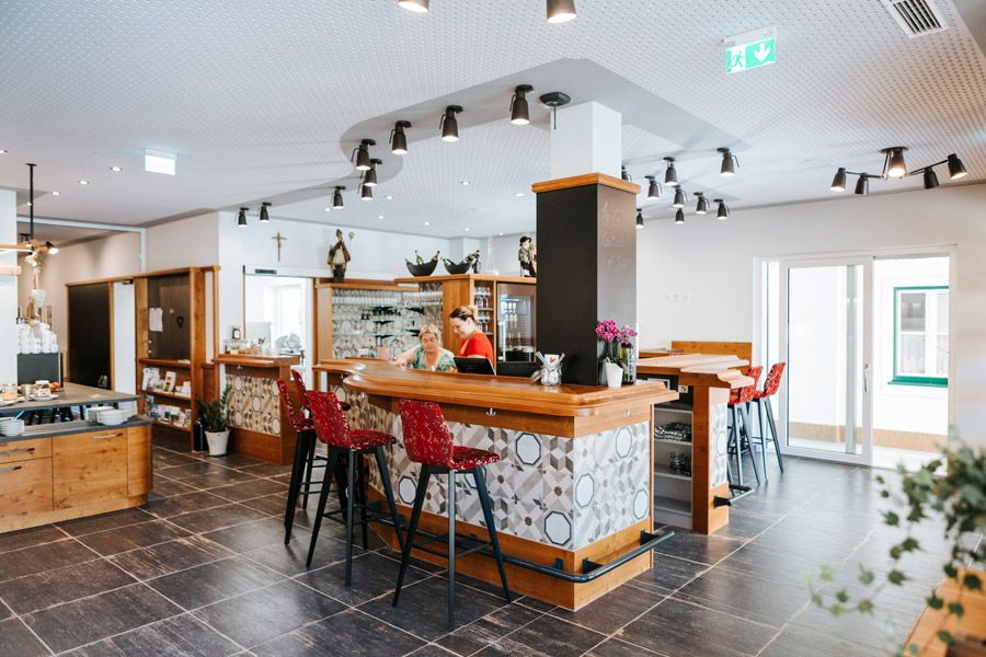 Recepce v hotelu Winzerhof Dürauer