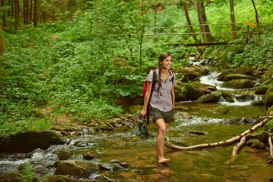 soutěska Steinbachklamm mezi Marbachem a Marií Taferl