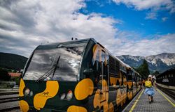 Die Salamander-Bahn schlängelt sich durch die malerische Landschaft der Wiener Alpen und lädt zu einem unvergesslichen Abenteuer ein. Umgeben von majestätischen Bergen und üppigen Wäldern, erleben Besucher hier die Schönheit der Natur hautnah. Ein perfekter Ort, um die frische Bergluft zu genießen und die Seele baumeln zu lassen.