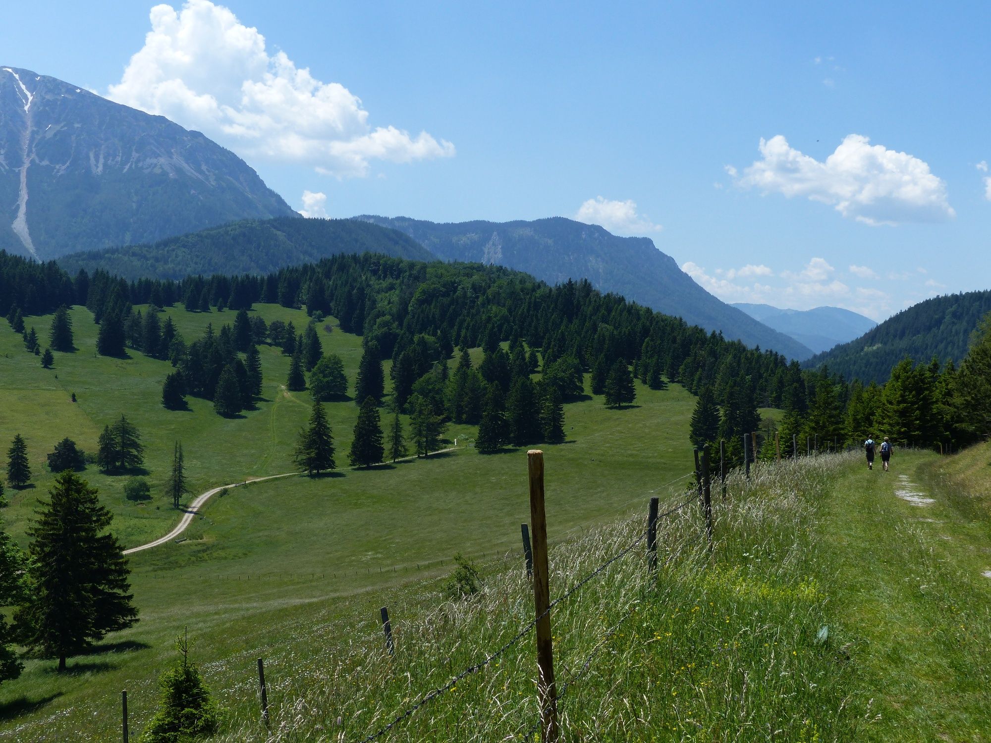 Na Mamauwiese směrem na Schoberalm