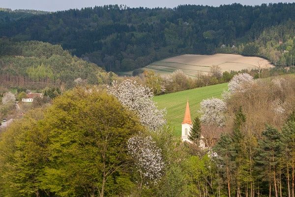 Krajina v blízkosti dolu